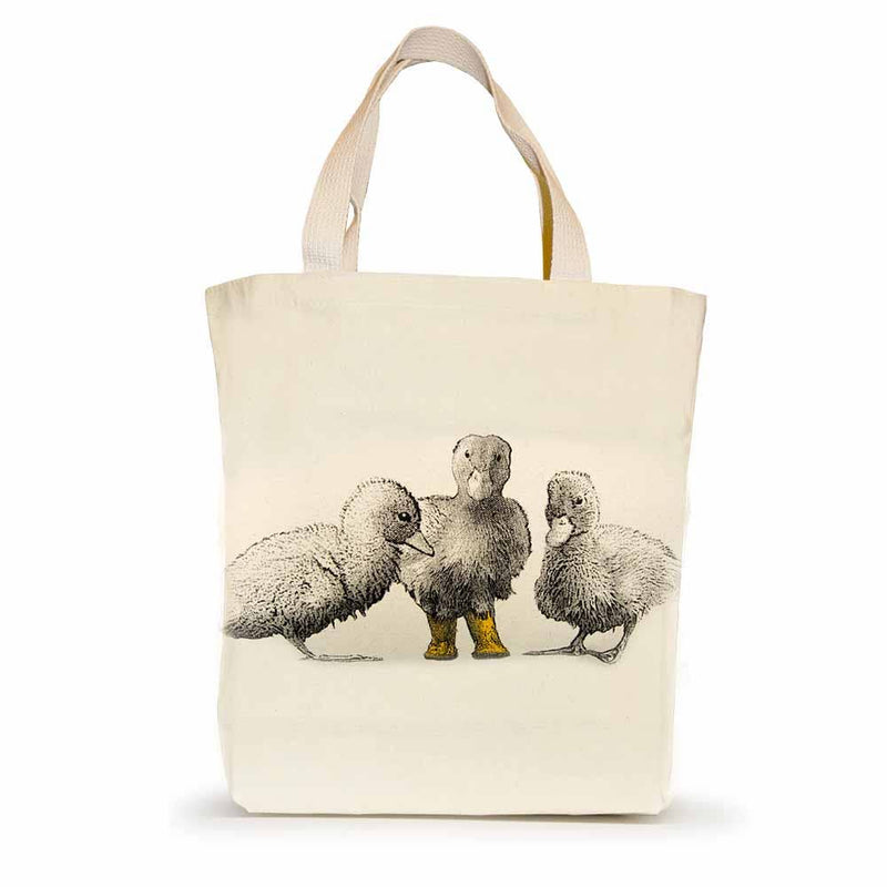 Duck with Boots Small Tote