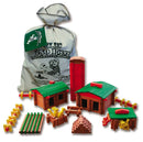 Roy Toy 250 pc Farm Deluxe Building Set