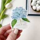 hydrangea sticker