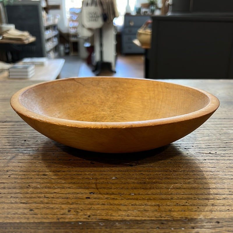 Vintage 9” Wooden Bowl
