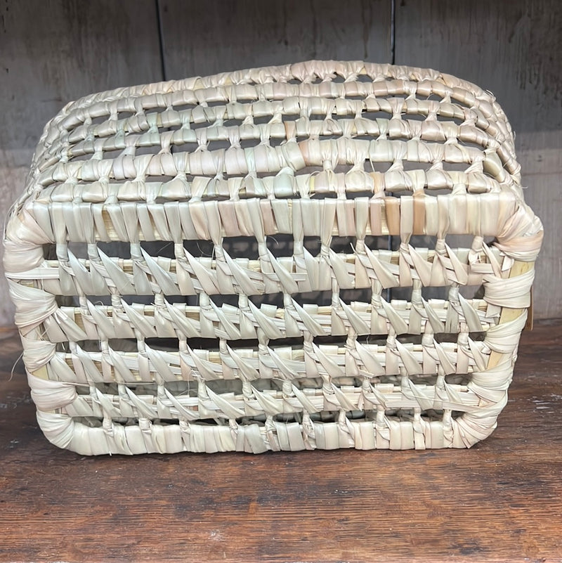 Open Weave Storage Basket 11"L x 7" x 6"