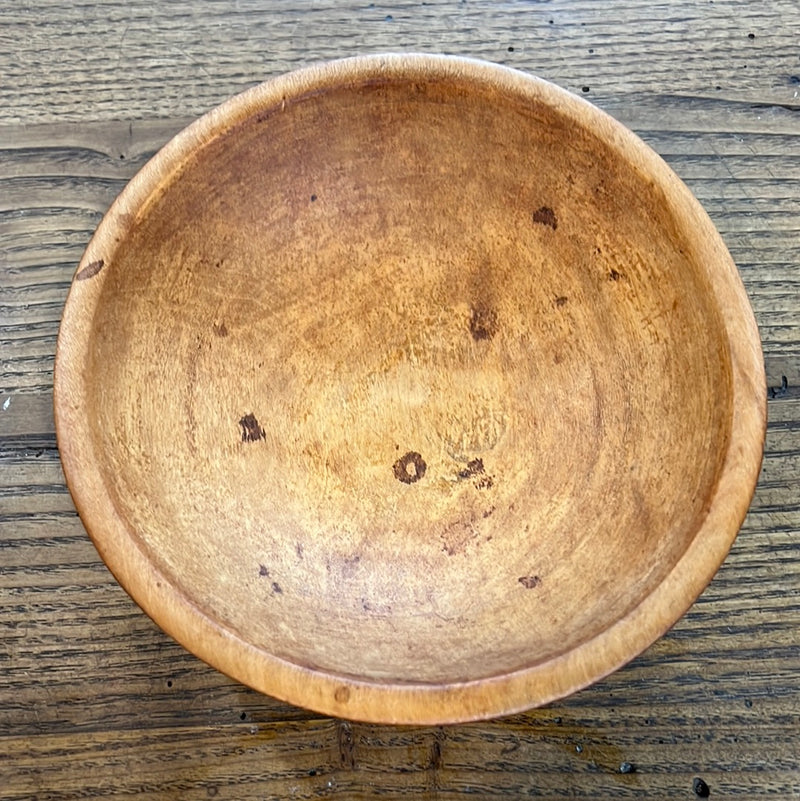 Vintage 9” Wooden Bowl