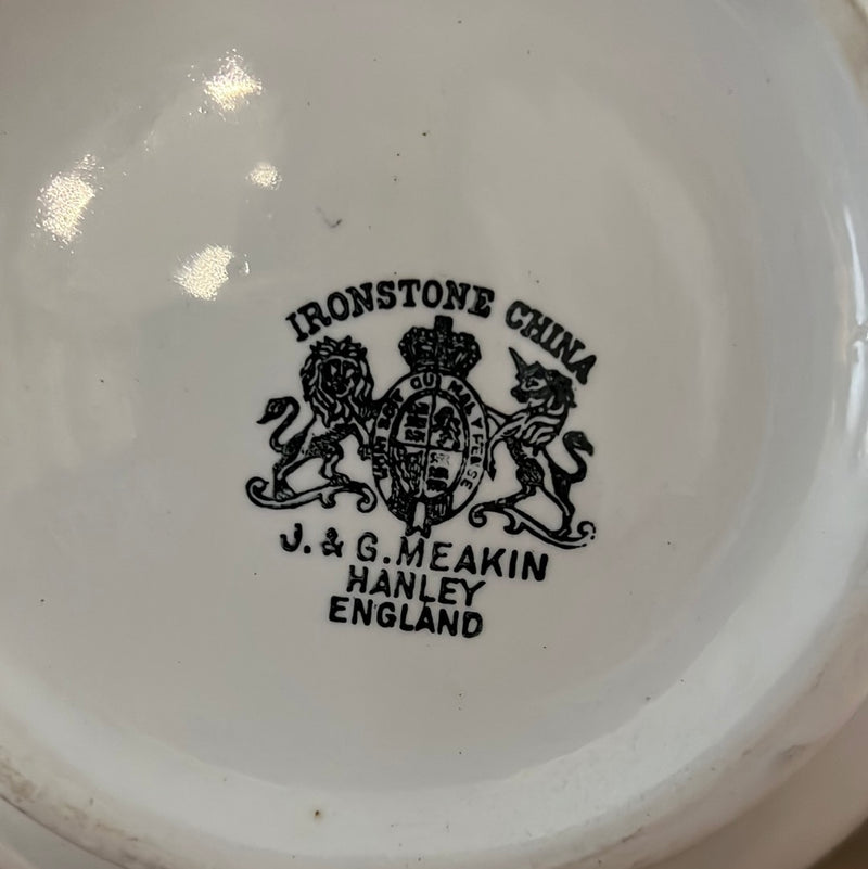 Vintage J + G. Meakin Ironstone Pitcher