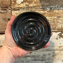 Glossy Black Soap Dish - Handmade - Pottery