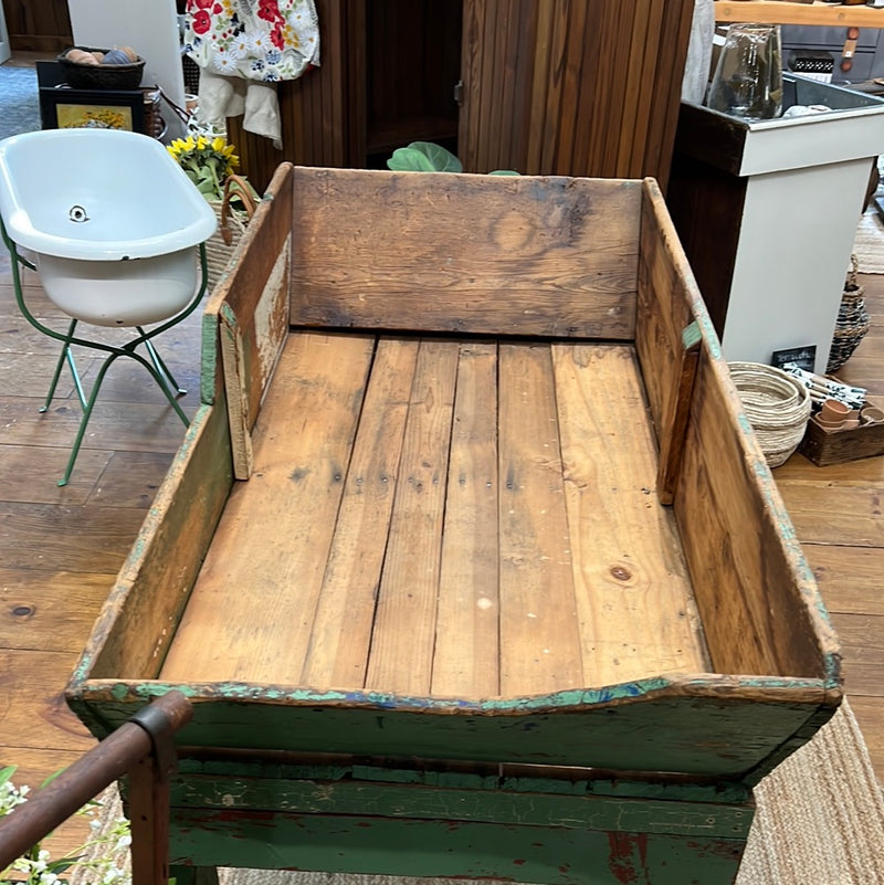 Vintage New England Mill Spool Sorting Table