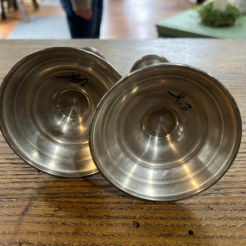 Pewter Candlesticks