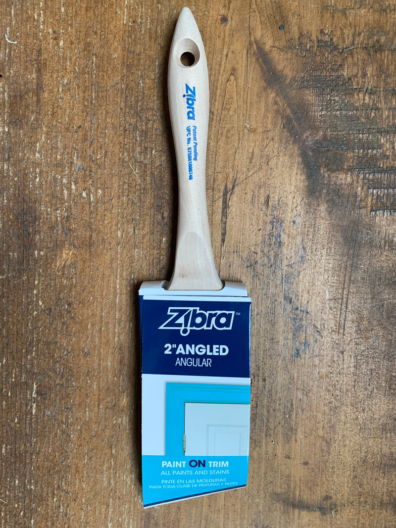 Zibra 2.5 in. Angled Sash Trim Brush (6-pack)