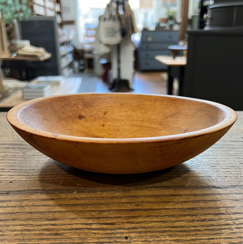 Vintage 9” Wooden Bowl