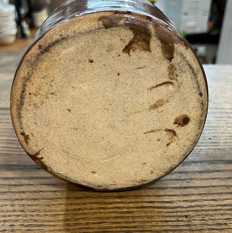 Vintage Stoneware Carmel Glazed Crock