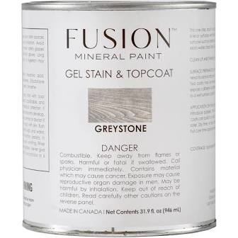 Fusion Mineral Paint - Gel Stain & Top Coat - Greystone
