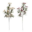 Faux Berry & Leaf Branch